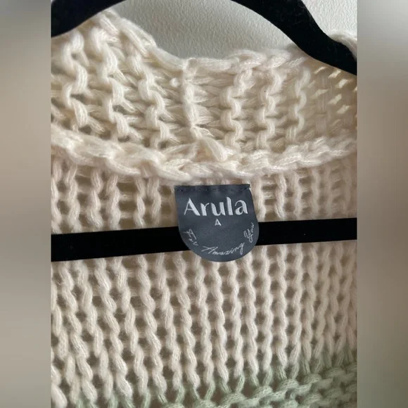 Stripped chunky oversized sweater - Picture 6 of 8